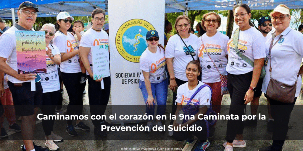 Caminamos con el corazón en la 9na Caminata por la Prevención del Suicidio